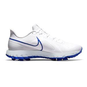 Nike React Infinity Pro Golf Shoes - White/Pure Platinum/Racer Blue