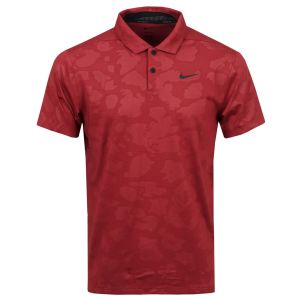 Nike Men's Dri-FIT Vapor Golf Polo - Pomegranate/Black