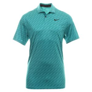Nike Men's Dry Vapor Stripe Golf Polo - Bright Spruce