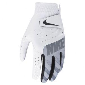 Nike Junior's Sport Golf Glove - White/Black Left Hand (For The Right Handed Golfer)