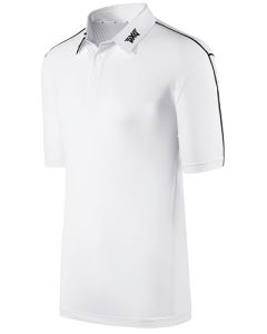PXG Mens Shoulder Line Golf Polo - White