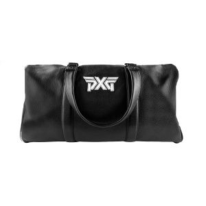 PXG Classic Leather Duffel Bag - Black