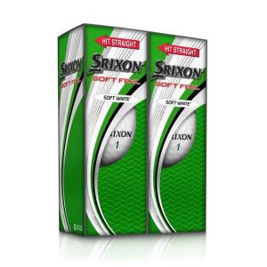 Srixon Men's Soft Feel 6-Ball Performance Pack Golf Balls - Soft White 