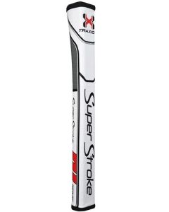Superstroke Traxion Pistol GT Tour Grip - White/Red/Gray