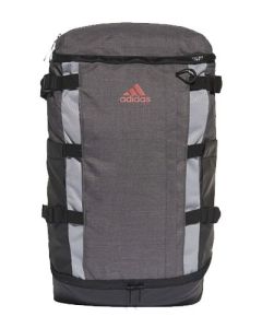 Adidas Rucksack Backpack - Dark Grey Heather/Scarlet