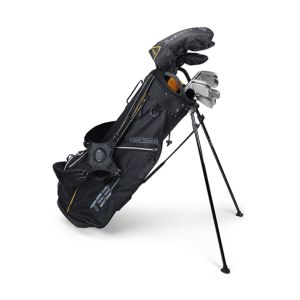 US Kids Golf TS3-63 10 Club V5 Combo Stand Bag Set  - Black/Gold