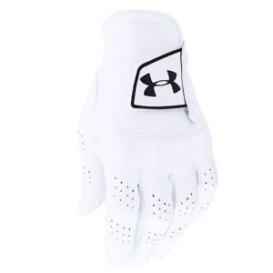 Under Armour Spieth Tour Glove Left Hand - White (For the Right Handed Golfer)
