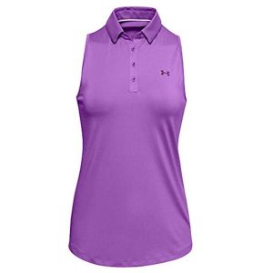 Under Armour Women's Zinger Sleeveless Polo - Purple