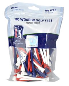 PGA Tour 100x7cm Wooden Tees