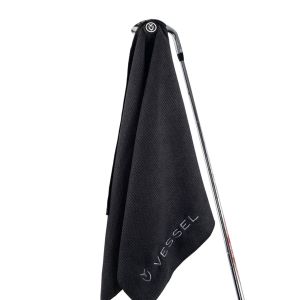 Vessel Magnetic 20 X 20 Golf Towel - Black