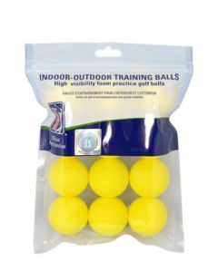 PGA Tour 12pk Yellow Foam Balls